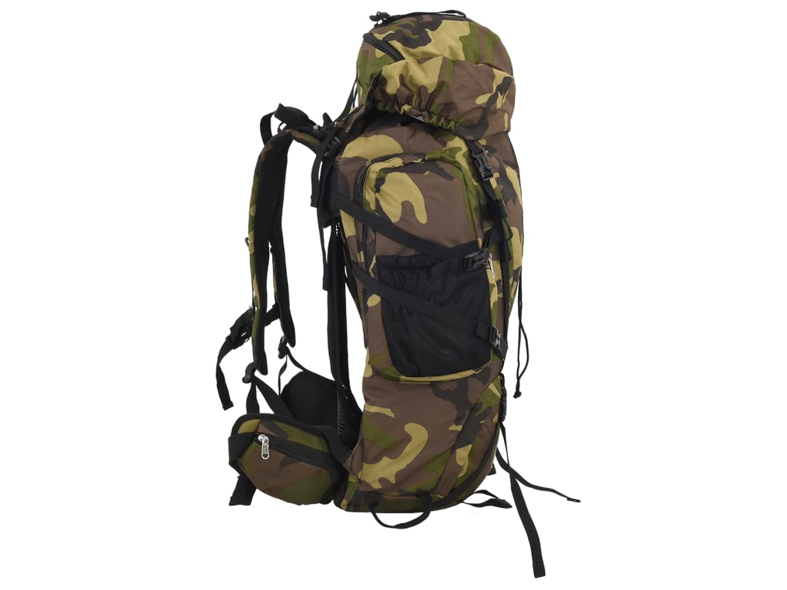 Maison Exclusive - Mochila Para Caminhadas 80 L Tecido Oxford Camuflagem Verde