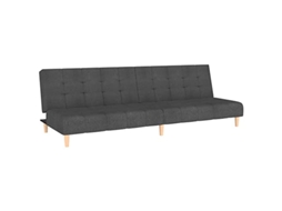 Sofa Bed, Sofa Beds Vidaxl Cinzeto Tecido (n/a)