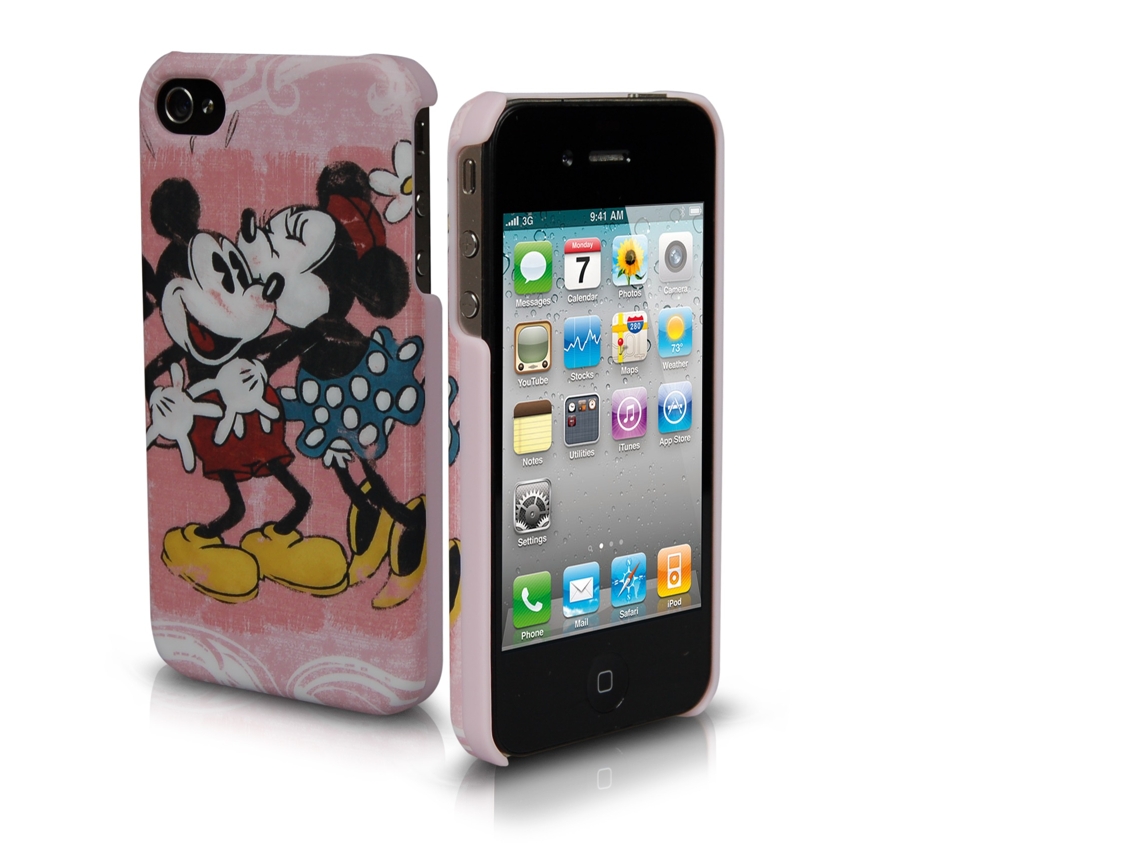 Capa iPhone 4, 4s SBS Mickey/Minnie Multicor