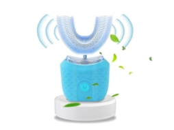 2025 Escova de Dentes Elétrica Ultrassônica, Automática em Formato U para Adultos com Rotação 360° GOKOCO