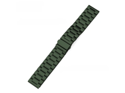 Bracelete Em Aço Inoxidável Para Iwatch, Apple Watch, Samsung, Huawei Gt56 (22mm) Verde Militar Hexinyigjly