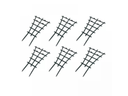 Conjunto de 6 Vasos de Plástico Resistentes com Suportes Empilháveis ​​para Trepadeiras, Ideais para Jardim, Pátio e Outros Ambientes. AQUAFORGE