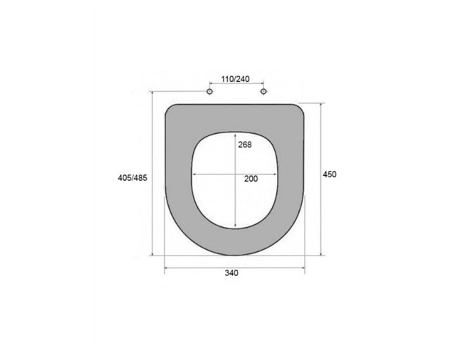 Tampa De Vaso Sanitário Modelo Dara, Tugrisan