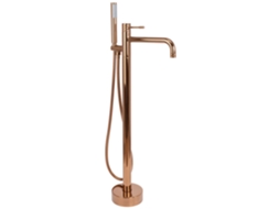 Torneira De Banheira De Chão Rea Lungo Diamond Cobre