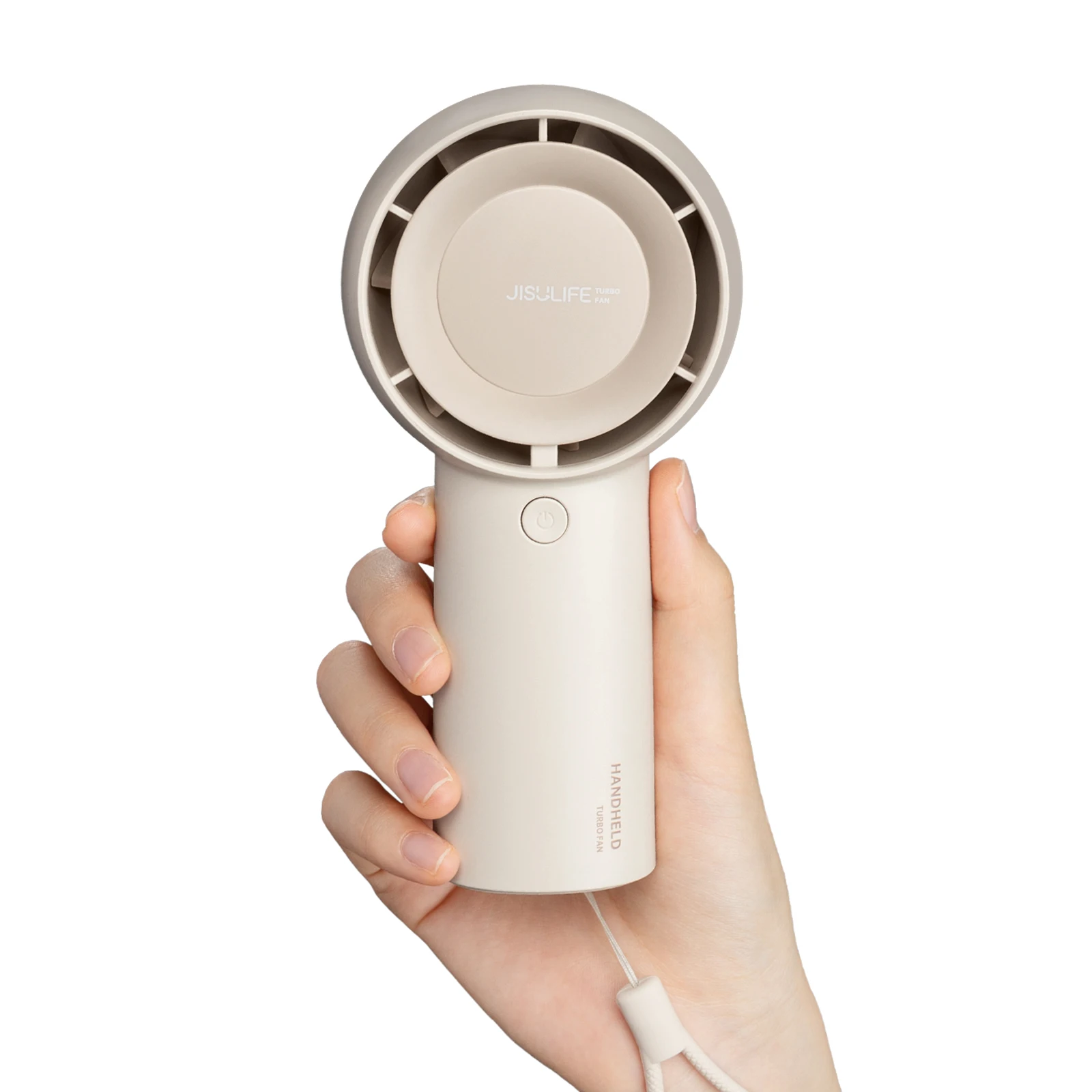 Ventilador Turbo MDUG portátil, bateria de 4000mah, 5 velocidades (marrom, 4000mah)