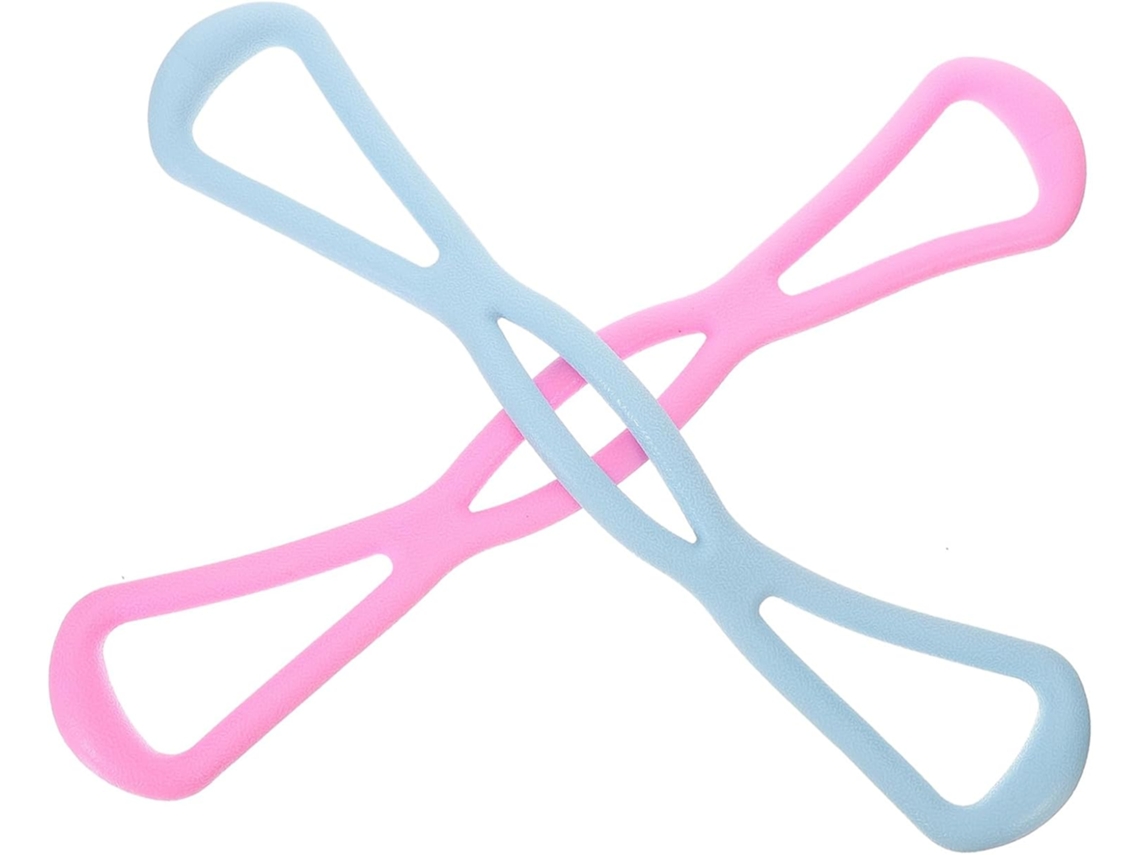 Conjunto De 2 Faixas Elásticas Resistência Vicasky Para Treinamento Muscular Das Costas, Puxador Elástico