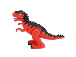 Ats brinquedo de Dinossauro Elétrico com Som e Luz Olhos Brilhantes Mãos Boca Móveis Interatsivo para Crianças Laranja