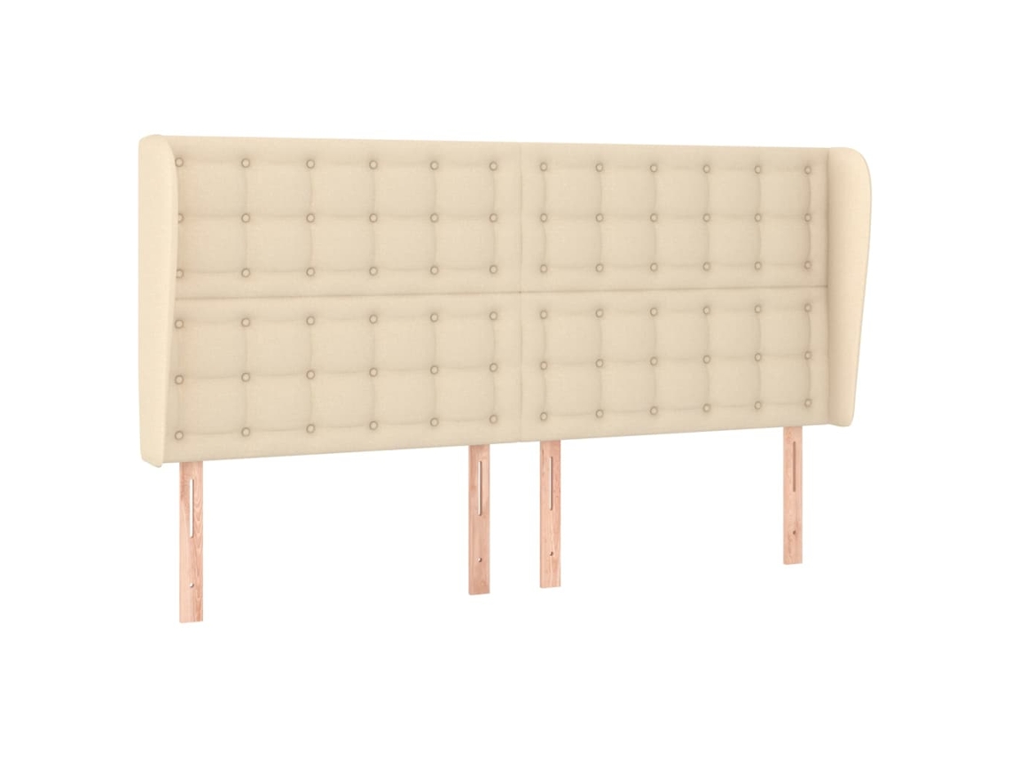 Headboard, Headboards Vidaxl Creme Tecido (183 X 23 X 118/128 Cm)