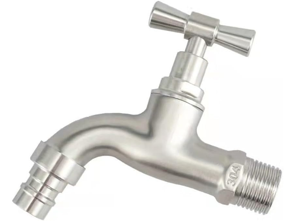 Torneira Externa Resistente Ao Congelamento Em Aço Inoxidável 304, De