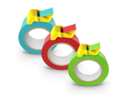 Dispensador Compacto De Fita Adesiva, Pacote Com 3 Unidades Para Fita Adesiva E De Pintura De 1 Polegada, 1-1/2 Polegada E 2 Polegadas, Acessório