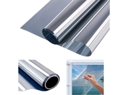 Película De Ventana Espejo Desechable Antisolar Anti-uv Anti-calor Protección De Privacidad 40x200cm 2025