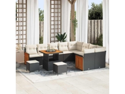 Vidaxl Conjunto De Sofá De Jardim 13 Unid. 9-número De Lugares