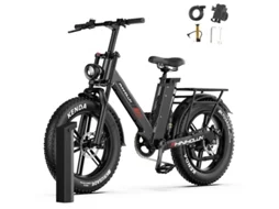 Bicicleta Elétrica Phnholun C6 Pro 1000w 45km/h 204.0 Pneu Largo 2025