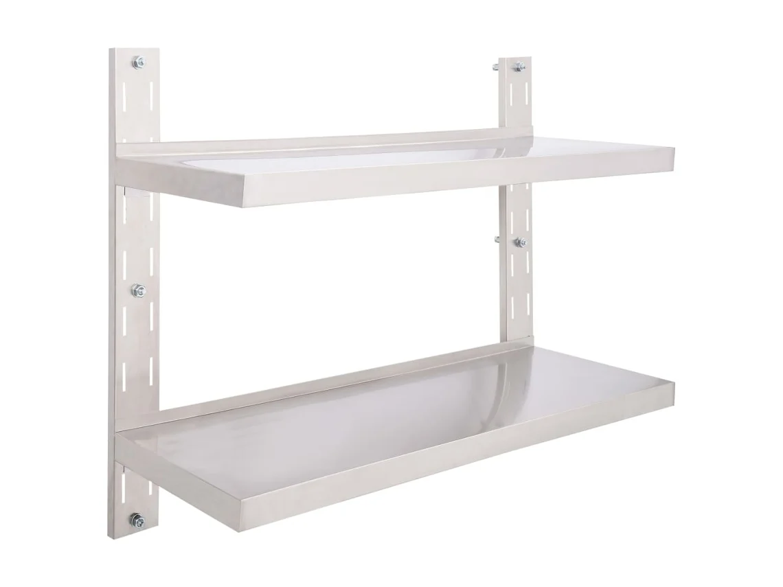 Floating Wall Shelf, Floating Wall Shelves Vidaxl Cinzeto Metal (100 X 30 Cm)