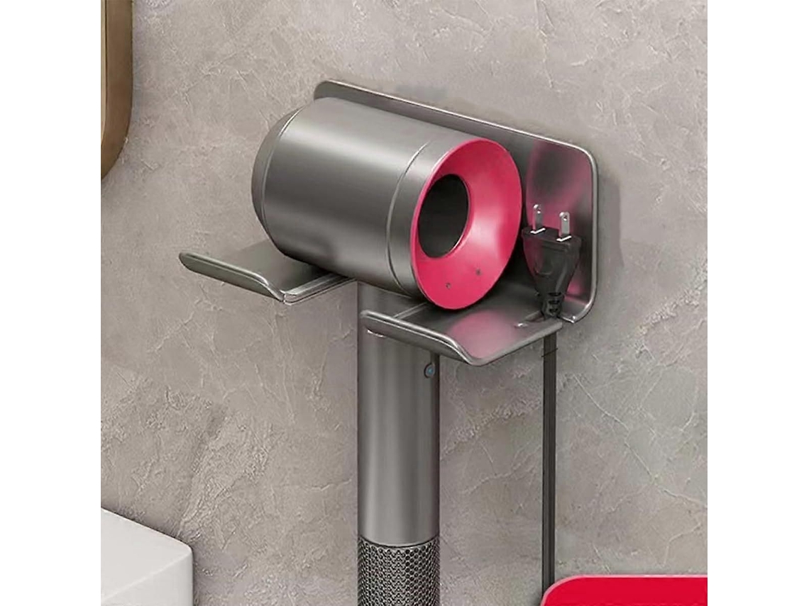 Suporte para Secador de Cabelo , Parede Cabelo, Sem F Uros, GOKOCO (cinza)