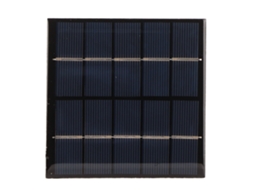Painel Solar DIY 1.2W 5V Policristal para Carregamento de Bateria 3.7V 100x100mm Epoxy | S/MARCA