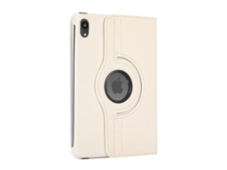 Capa Com Teclado Bluetooth Compatível Com Ipad 10/11 10.9 A16, Giratória 360°, Suporte Integrado, Cor Branco