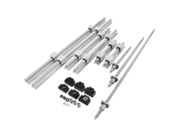 VEVOR Kit Trilho Linear Sbr20 3 Parafusos Esferas Rm1605-350/650/1050Mm Suporte Cnc Bk/Bf12 com Kit Cnc Bk/Bf12
