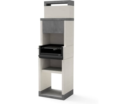 Barbecue TUOZI Venit Flex (Branco, Cinzento - 59x47x197cm)
