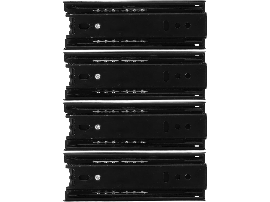 Corrediças Telescópicas De 3 Seções Toyvian Para Gavetas, Com Operação Silenciosa E Extensão Total, Laminadas A Frio