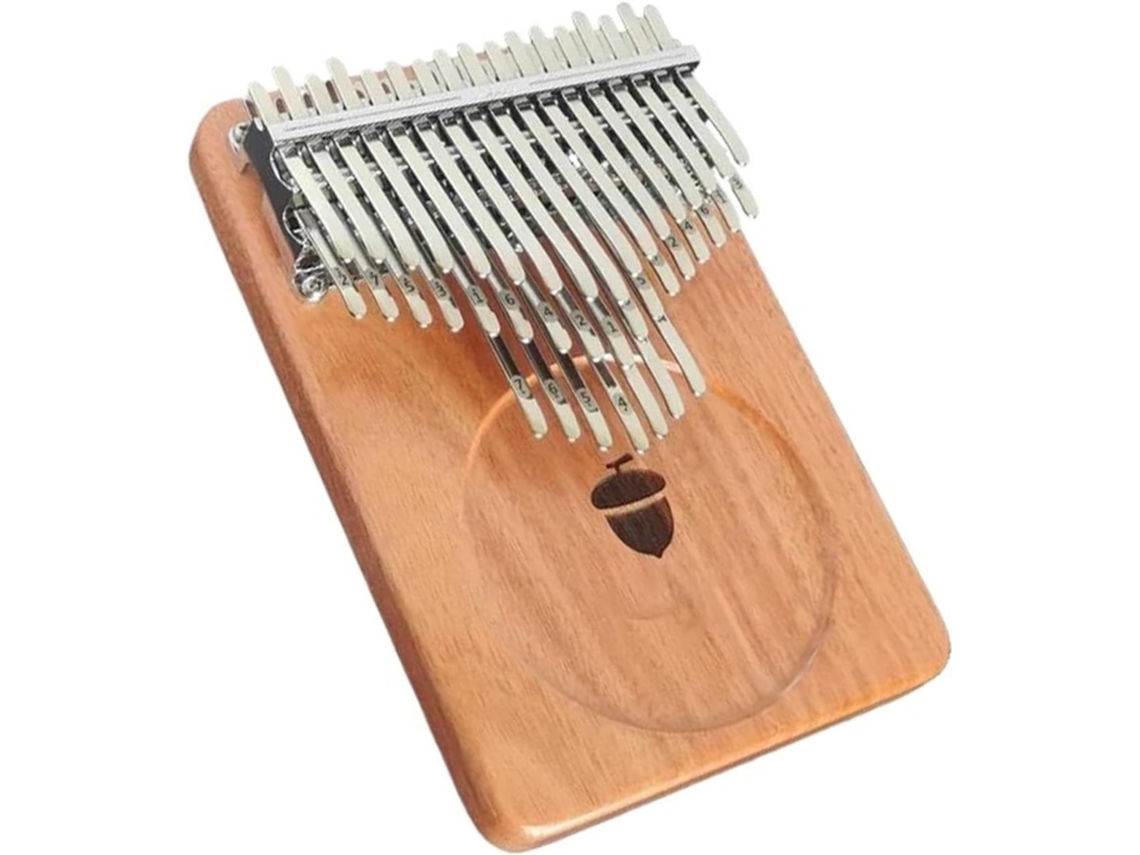 Mini Kalimba Meio Tom Kalimba Key C Madeira Maciça