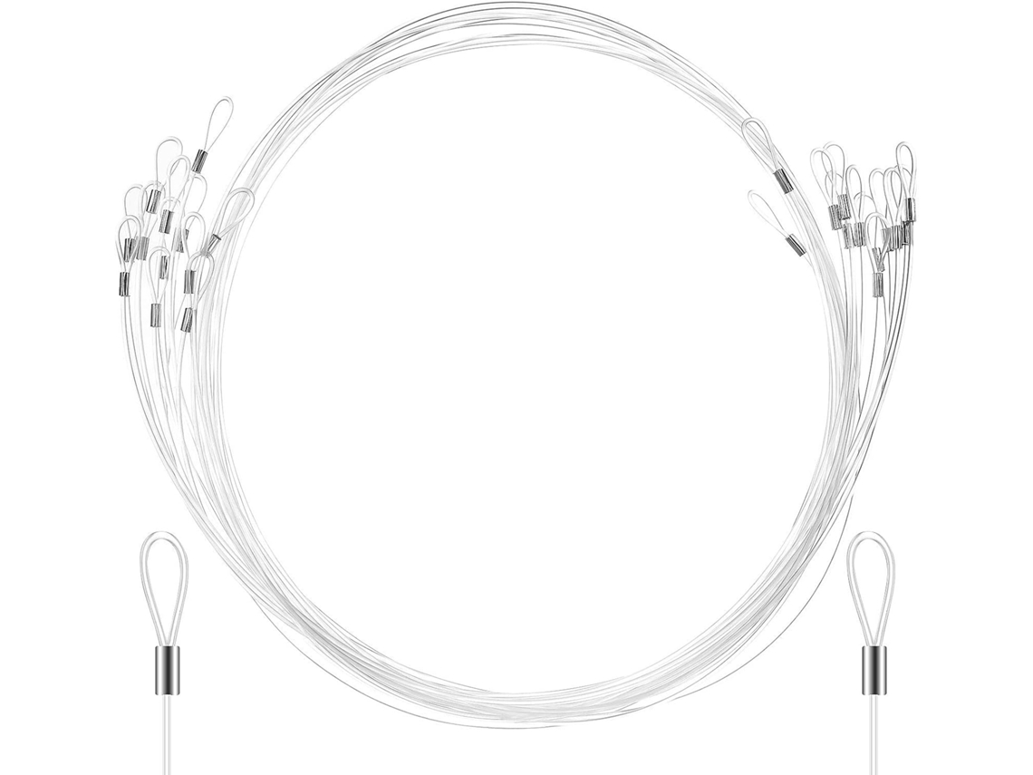 Lalafina 12 Peças De Fio Nylon Para Pendurar Quadros E Telas, Com 1,5