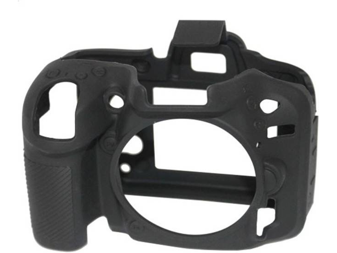 Capa de silicone EASYCOVER Nikon D7100/D7200 Preto