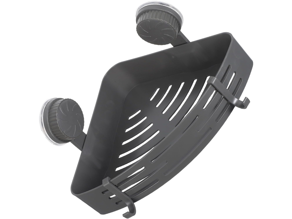 Cesto De Canto Triangular Ushobe Para Banheiro, Em Abs, Com Ganchos, Versátil Para Cozinhas E Lavabos