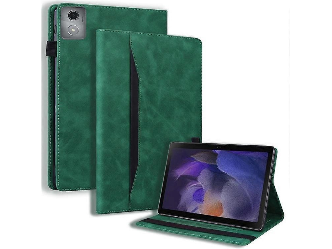 Capa Para Tablet Compatível Com Lenovo Tab M11 Plus / Tab K11 Plus Em Couro Pu Com Suporte Para Cartão E Múltiplos Ângulos De Visão.