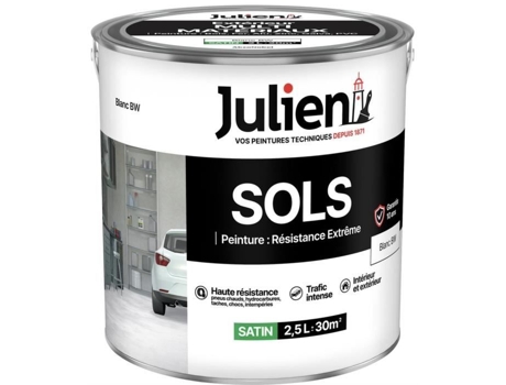 Tinta Julien Pisos De Extrema Resistência 2,5l Branco 10 Anos De Garantia