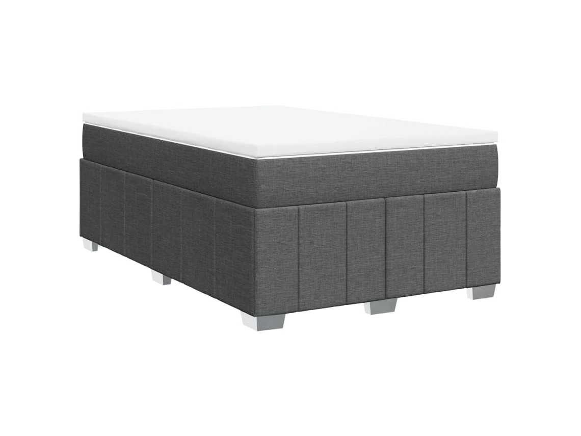 Box Spring Bed, Box Spring Beds Vidaxl Cinzeto Tecido (120 X 200 Cm)