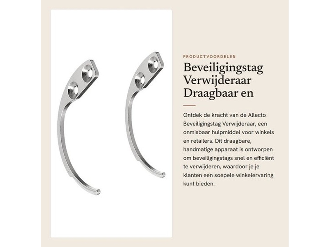 Verwijderaar Handmatig - Magnetische Sleutel - Ontwerp Met Ophanggaten - Betrouwbaar En Hoogwaardig Verenstaal - Verwijderaar Draagbaar