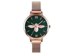 Relógio Feminino Skmei 9212 Fashion Lady Quartz, Ideal Para Estudantes E Mulheres Com Personalidade Marcante. À Prova D'água E Com Pulseira De Rede Ma
