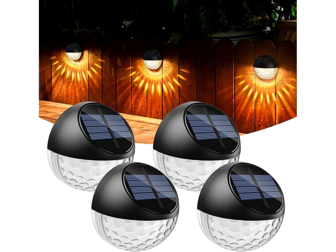 Lanterna solar externa à prova d'água, efeito de chama dançante, 1 unidade AQUAFORGE