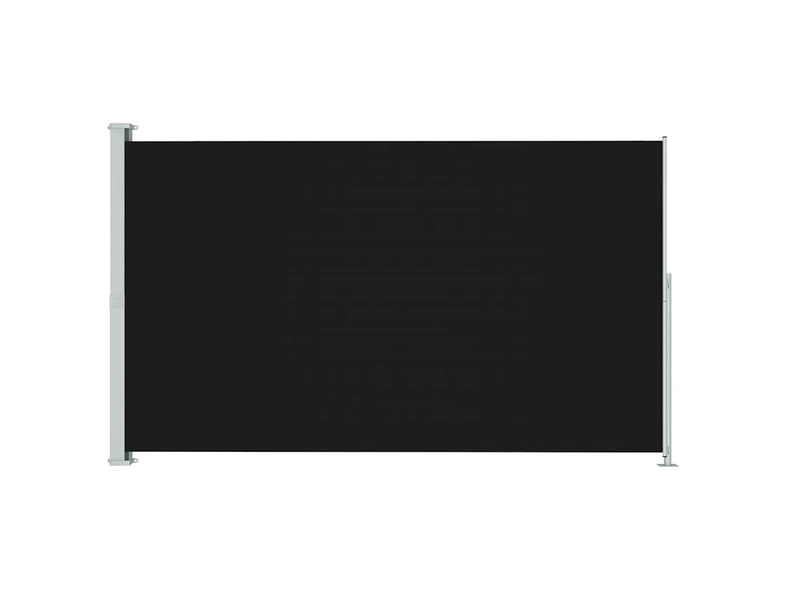 Side Awning, Side Awnings Vidaxl Preto Tecido (180 X 300 Cm)