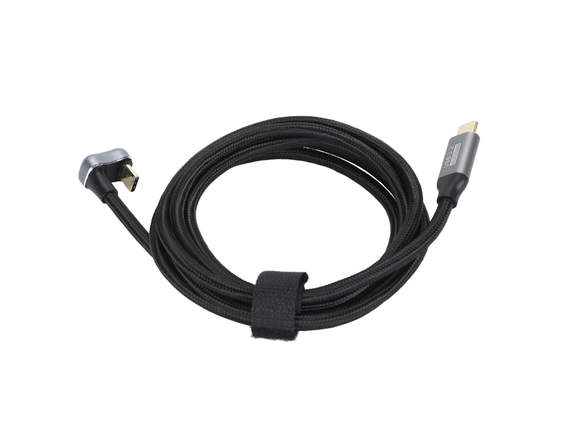 Cabo de Dados U Type C Macho para Macho Usb3.2 Gen2 10gbps Pd100w Carregamento Rápido 4k 60hz 150cm