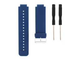 Cinto De Relógio Silicone Ajustável Para Garmin Vivoactive Azul
