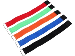 Abaodam Conjunto De 5 Faixas Elásticas Para Corrida Três Pernas, Ideais Jogos Revezamento, Atividades Em Grupo