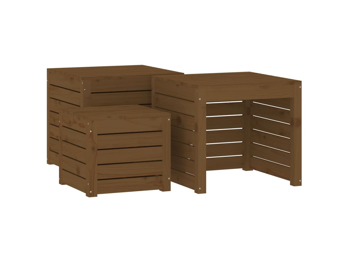 Garden Box Set, Garden Box Sets Vidaxl Marrom Madeira De Pinho (50.5 X 50.5 X 46.5 Cm)