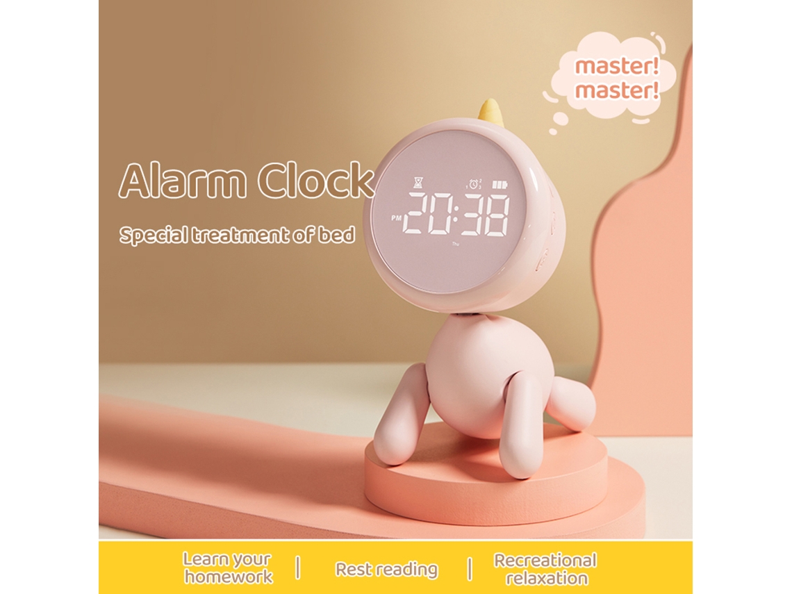 Reloj Alarma Niño Luz Nocturna Dormir