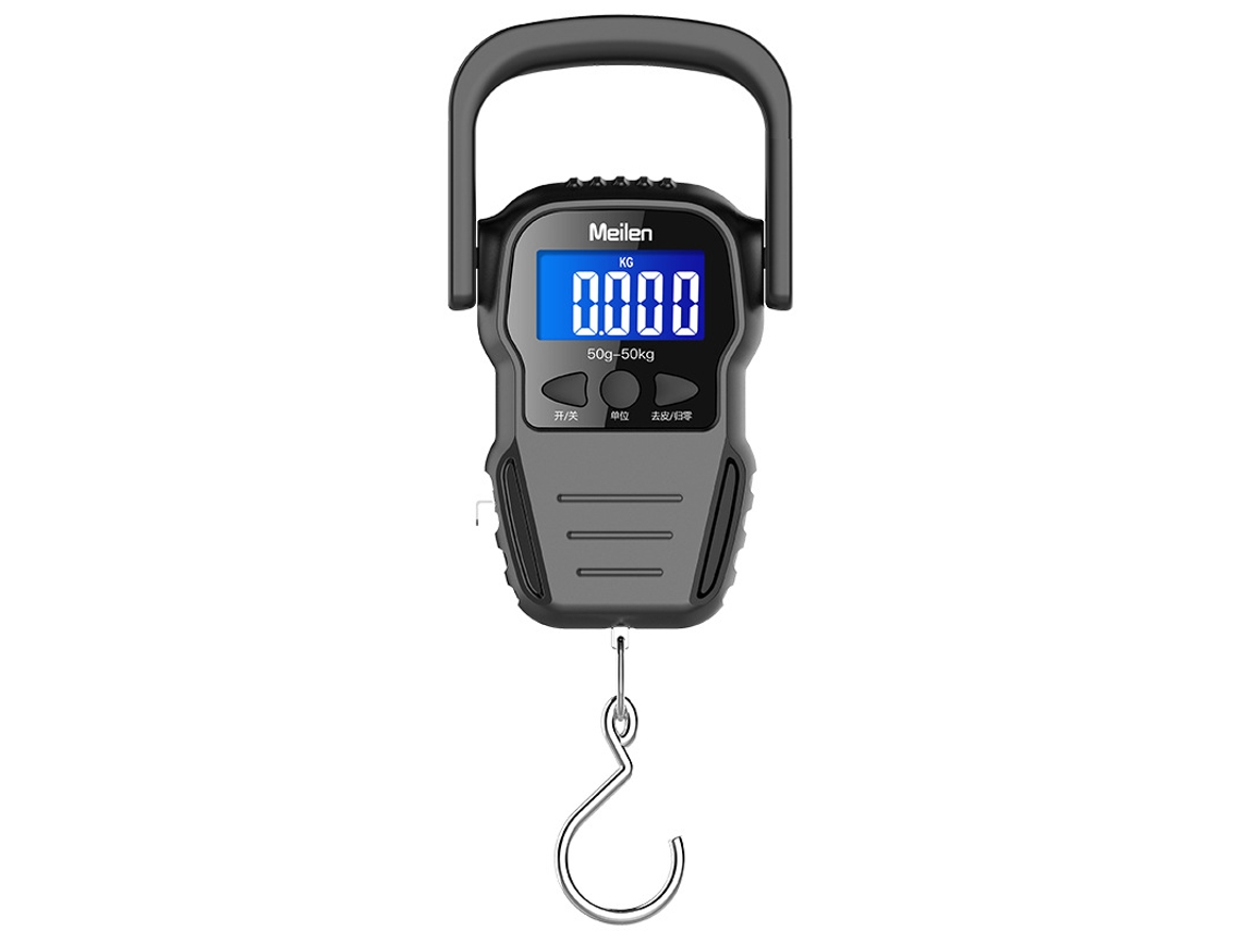 Balança para Peixes, para Bagagem de 50 Kg, com Visor Lcd Retroiluminado AQUAFORGE