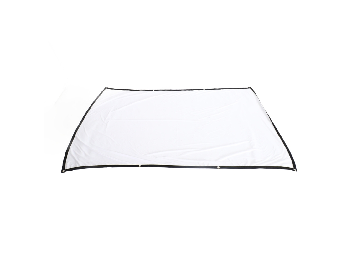 Tela De Projetor 100 Polegadas 16:9 Plegável Resistente A Rugas Buracos Precisos Hd Para Exterior