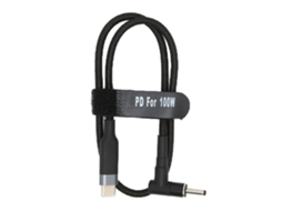 2026zentro-cabo De Carregamento Para Laptop Usb Type-c Para Dc Com Chip Emark Carregamento Rápido 100w (0.5m)