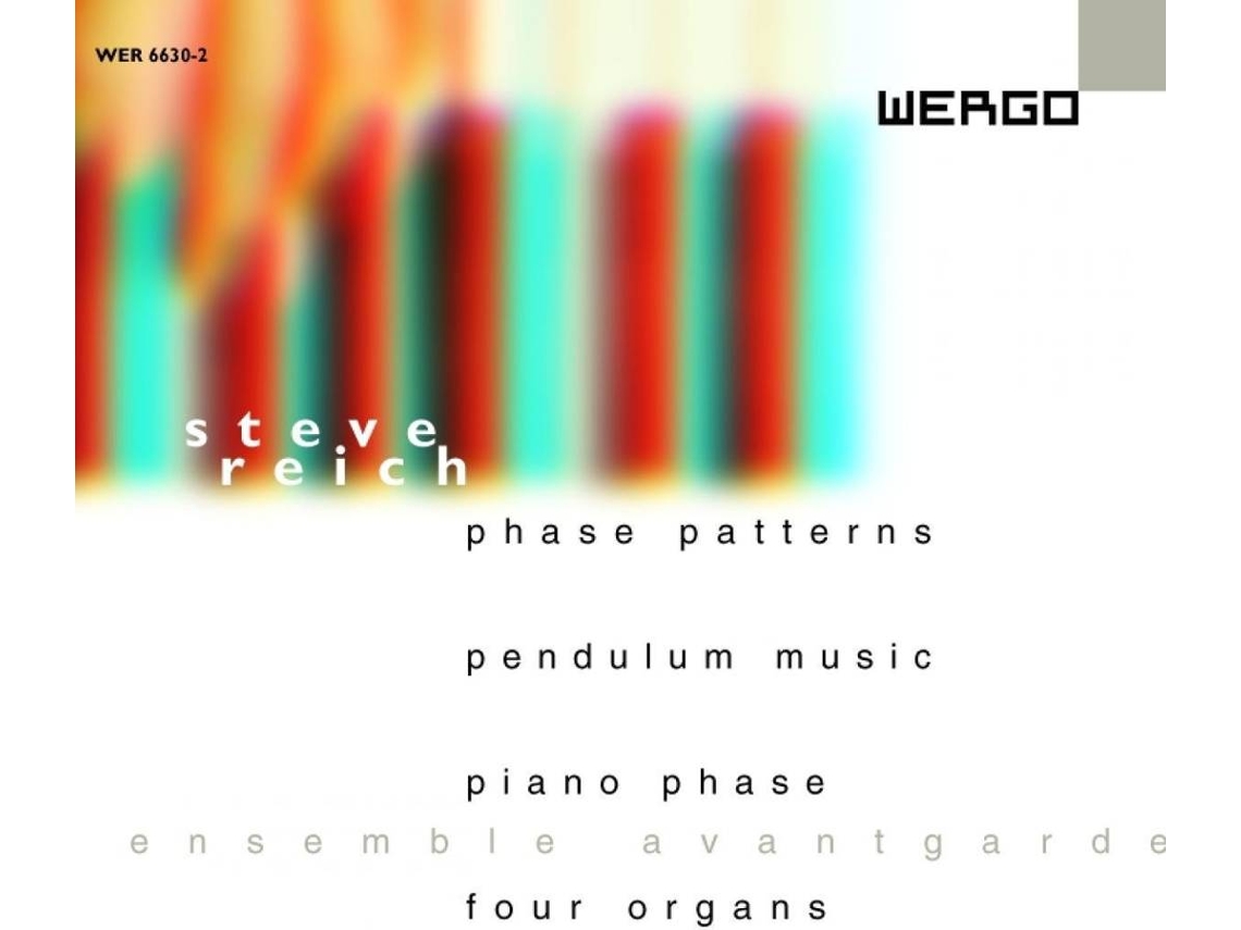 CD Ensemble Avantgarde - Phase Patterns/Pendulum Music/Piano Phase/Four Org (1CD)
