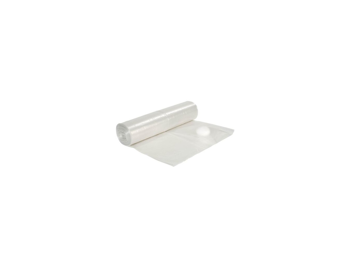 Saco Plástico Ld 125l 40my Transp 25/rl