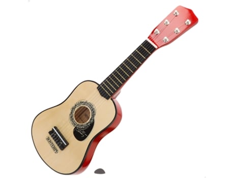 Guitarra Clássica De Brinquedo De Madeira 55 Cm Com Alça Bontempi
