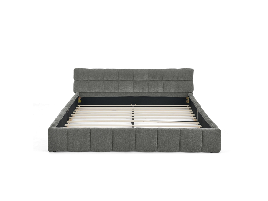 Cama S/marca Espuma Cinzento 160 X 200 Cm