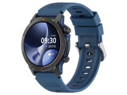 Smartwatch Com Display Amoled Design In Prova Dágua Para Exteriores Rastreamento Esportivo E Monitoramento De Saúde Azul Yizhood