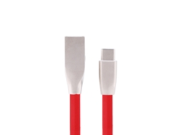 Cabo USB-C de carregamento rápido, vermelho, 110cm EOOCOO