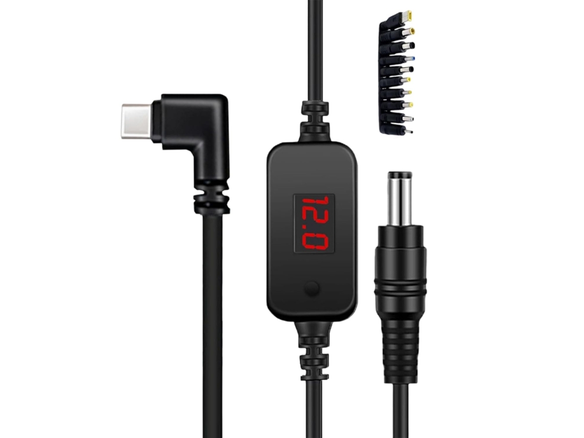 Compatibilidade: Cabo De Carregamento Com Voltagem Ajustável, Usb-c